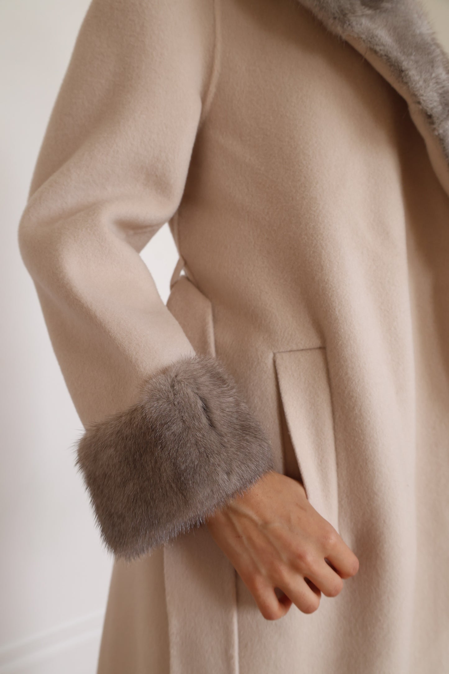 Minky Beige Coat