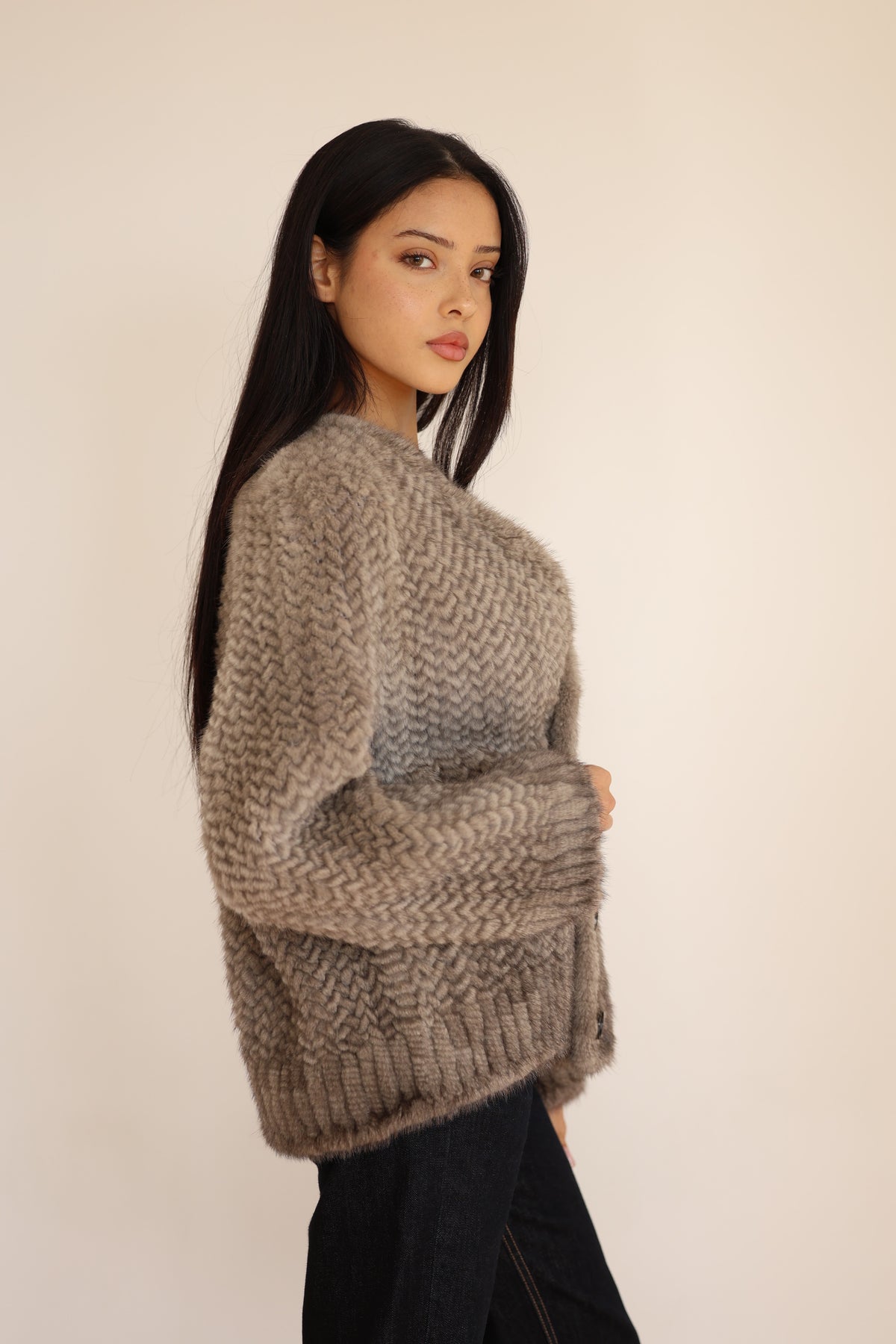Mink Grey Coat
