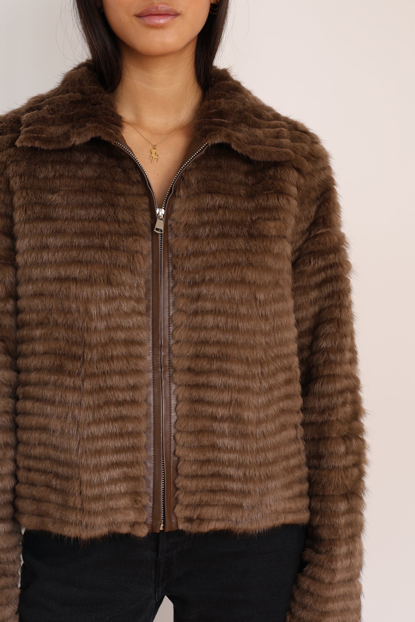 Alba Jacket - Mink Fur