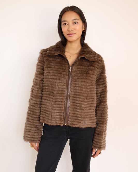 Alba Jacket - Mink Fur