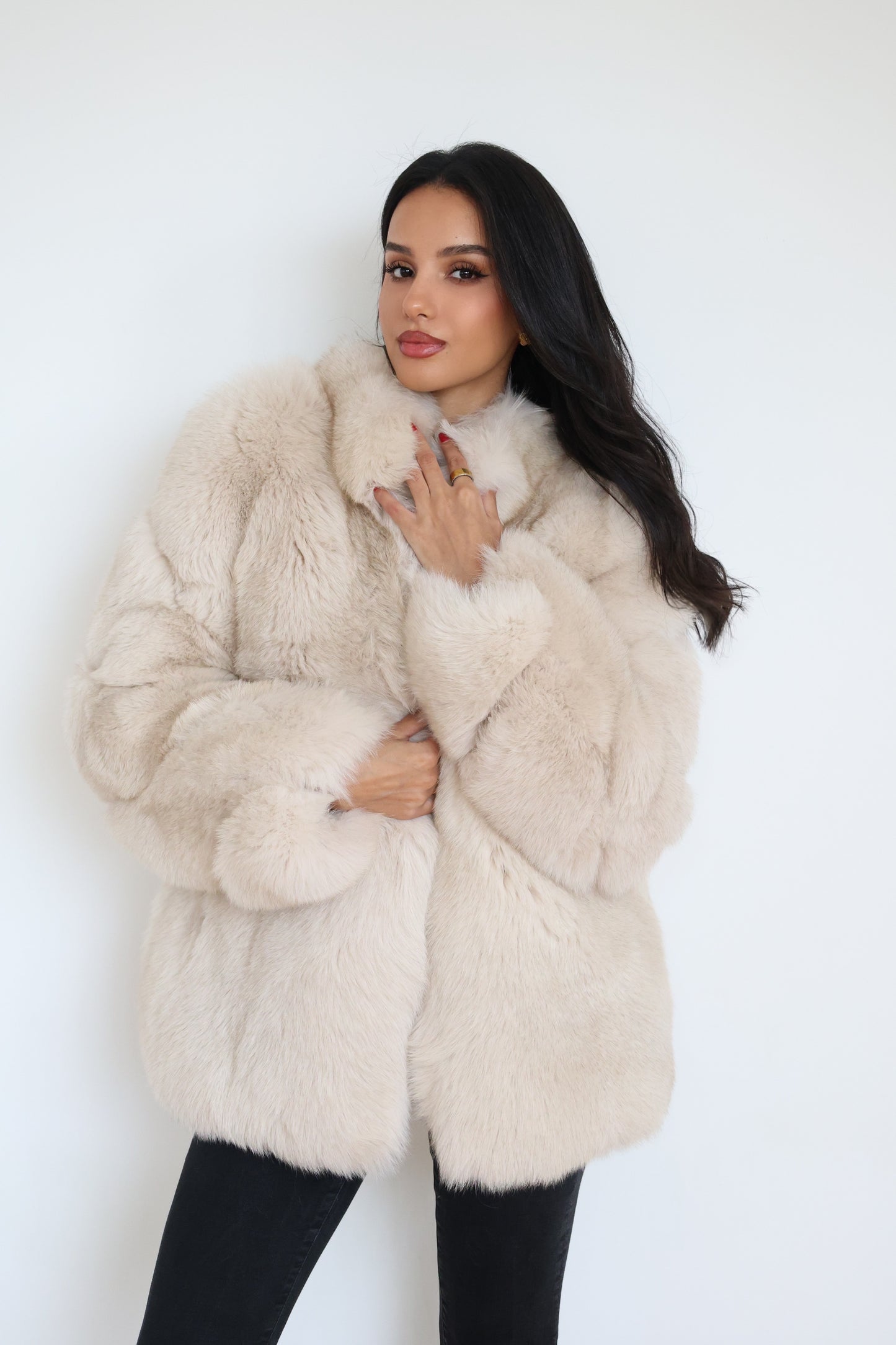 Snow Fur Coat