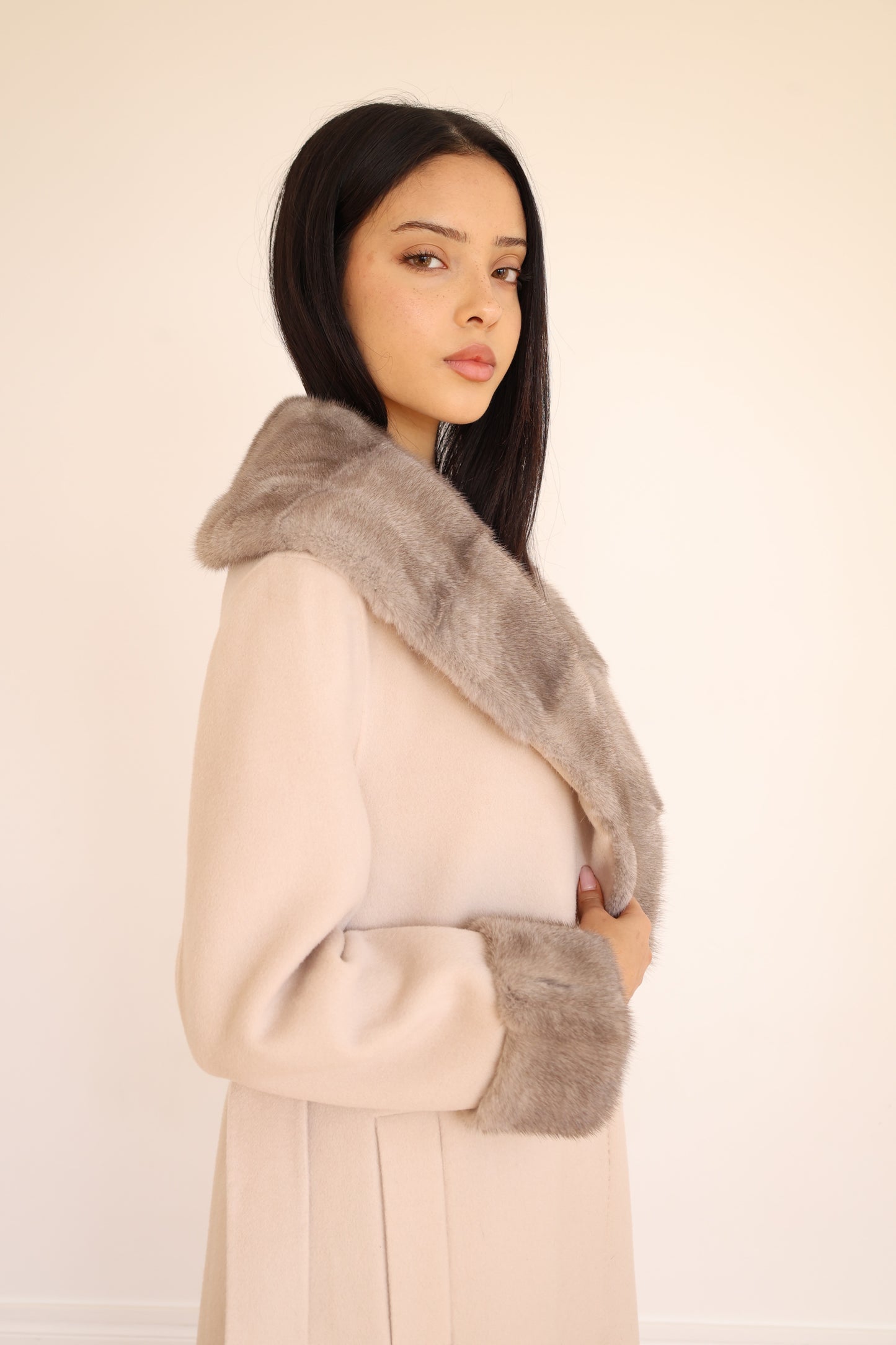 Minky Beige Coat