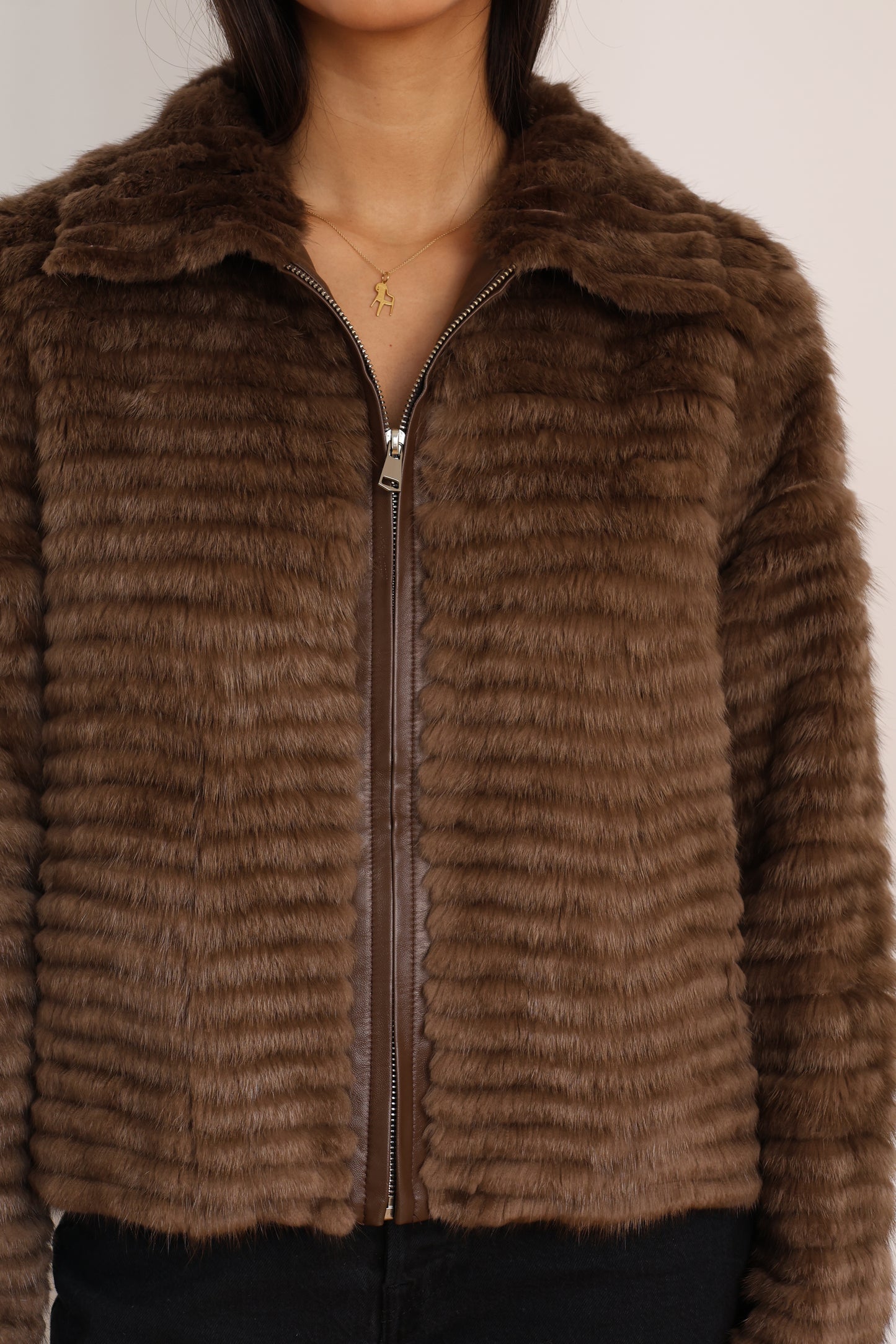 Alba Jacket - Mink Fur