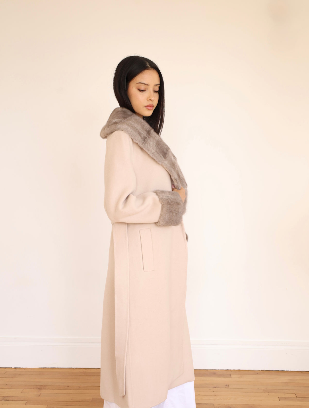 Minky Beige Coat