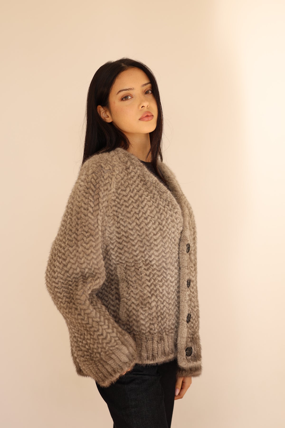 Mink Grey Coat
