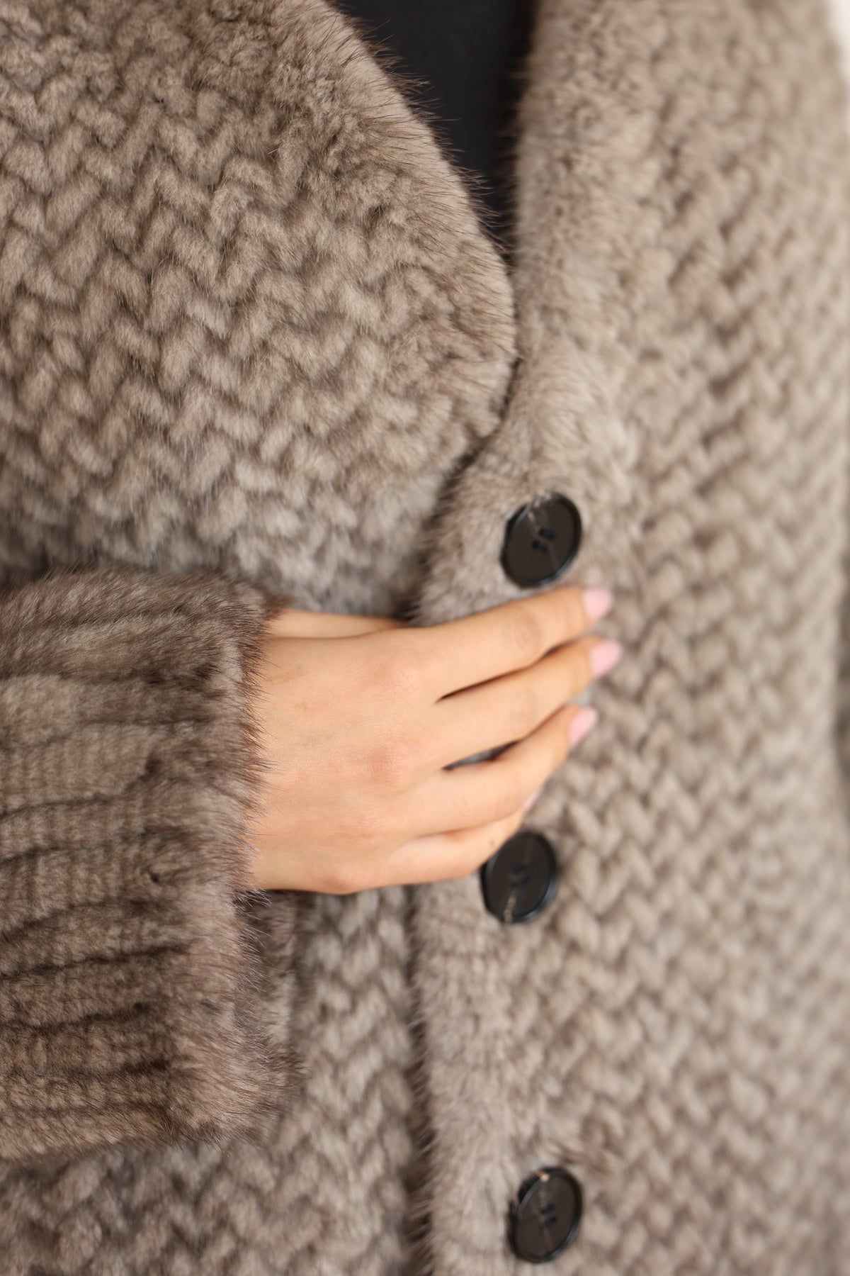 Mink Grey Coat