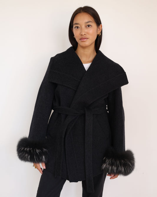 Luna Black Coat