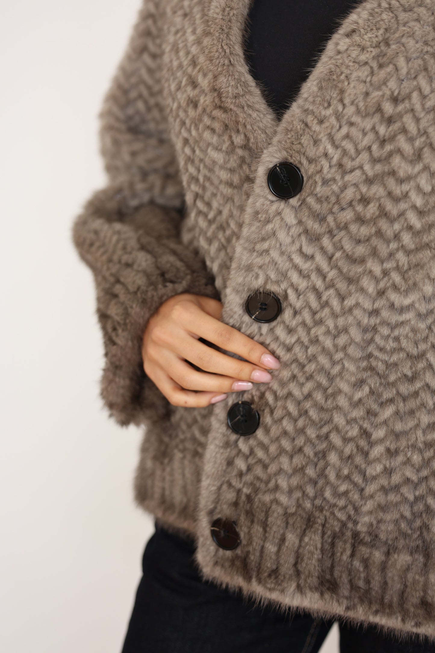 Mink Grey Coat
