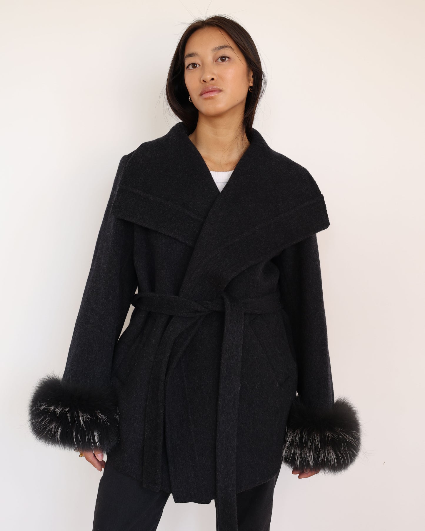 Luna Black Coat