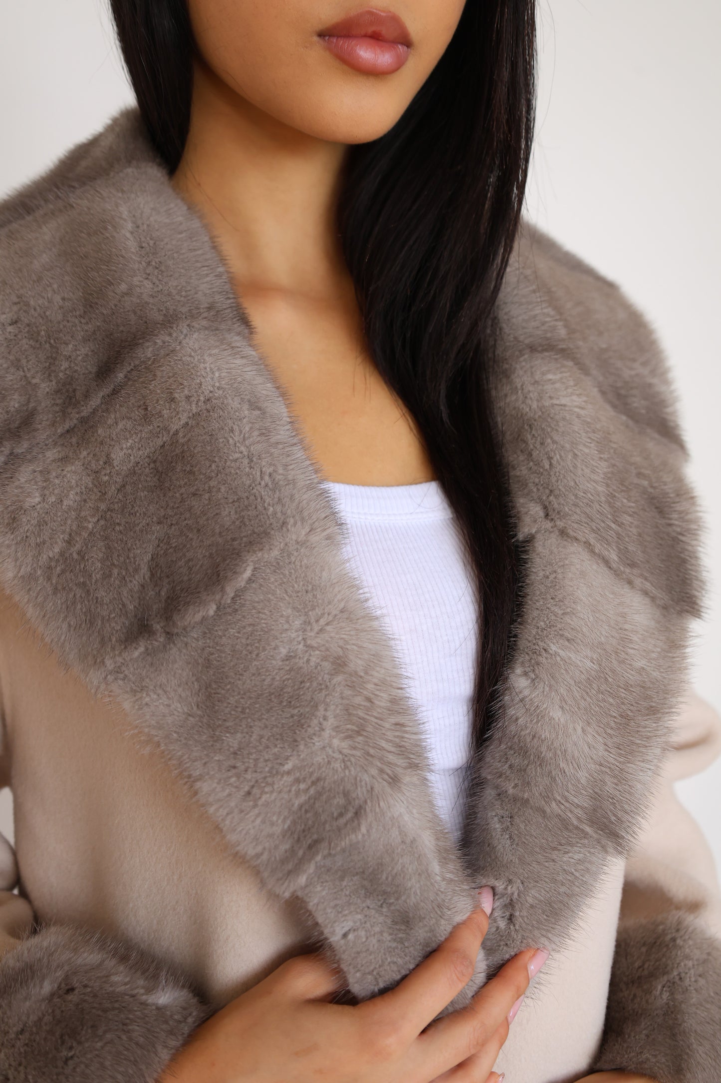 Minky Beige Coat