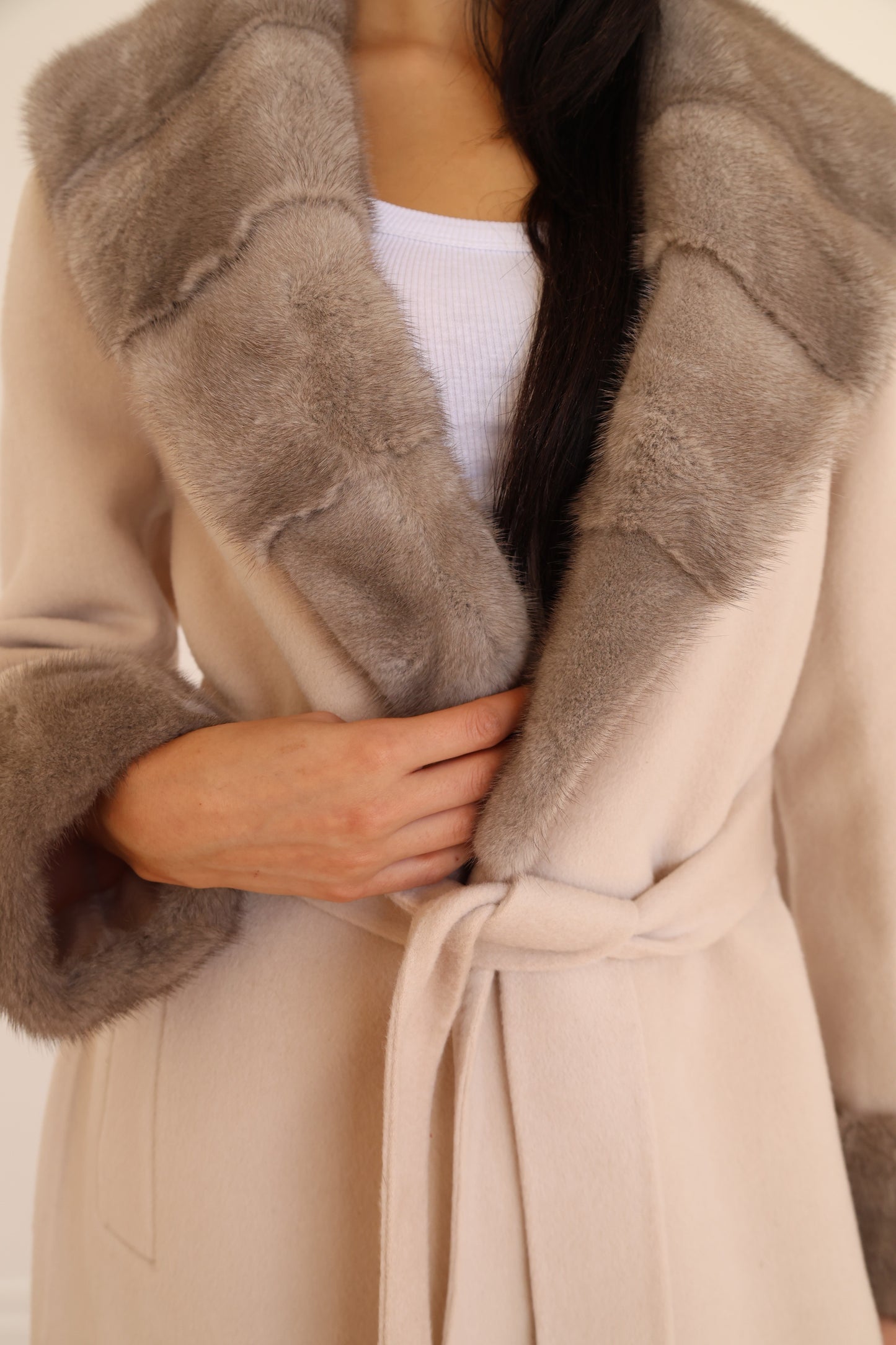 Minky Beige Coat