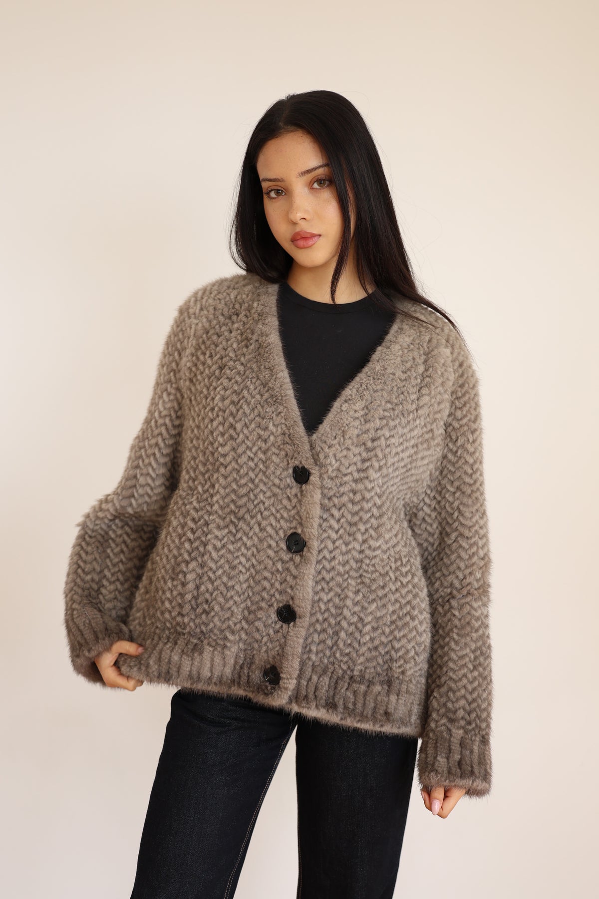 Mink Grey Coat