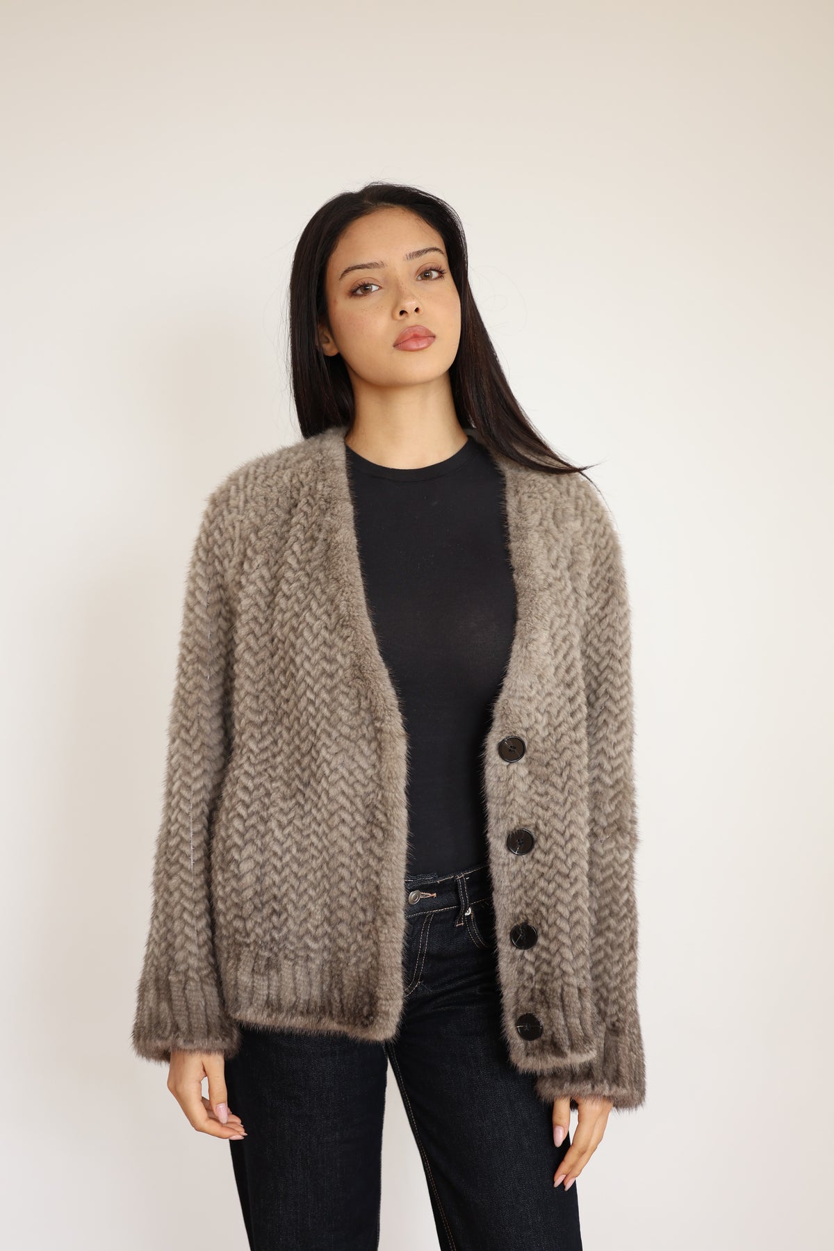Mink Grey Coat