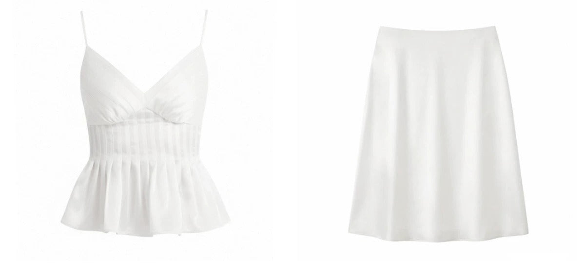 Cami White Set