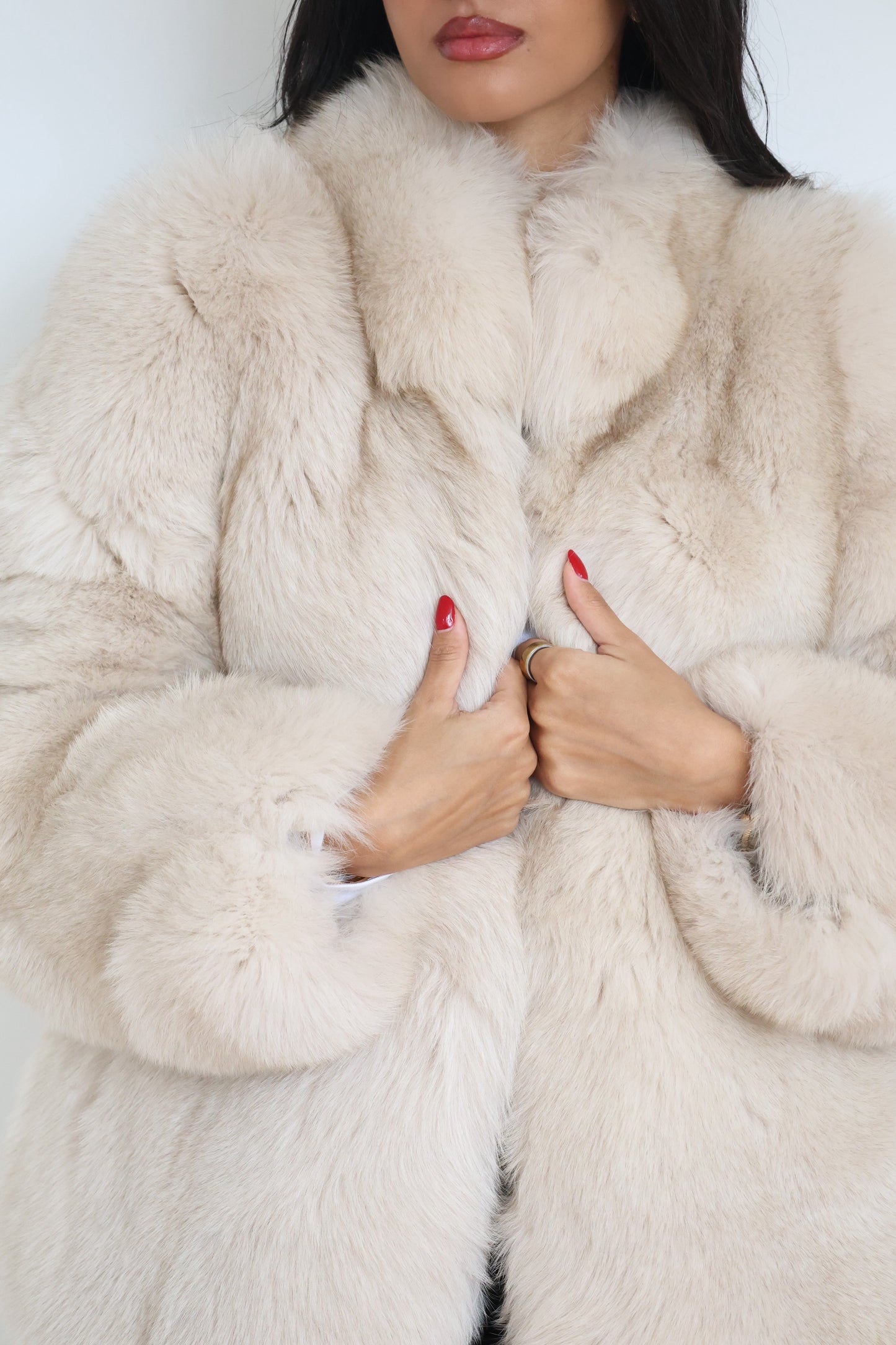 Snow Fur Coat